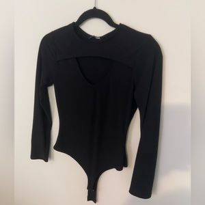 Black fashionova bodysuit